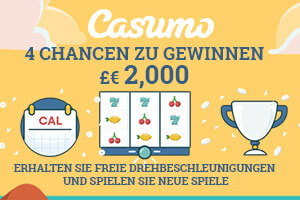 Casumo Casino beschert uns mit einer neuen Bonusaktion