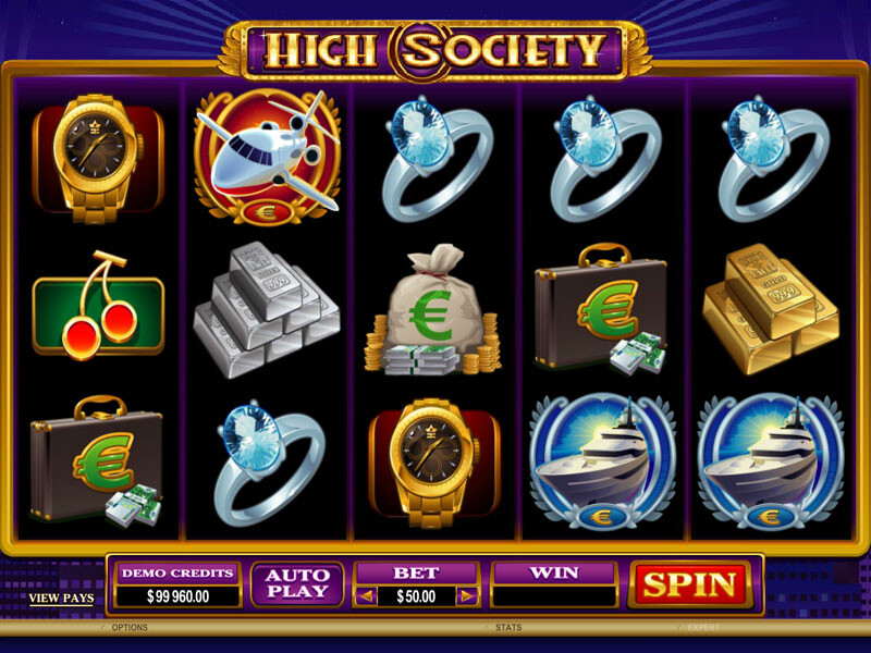 High Society Spielautomat kostenlos online spielen