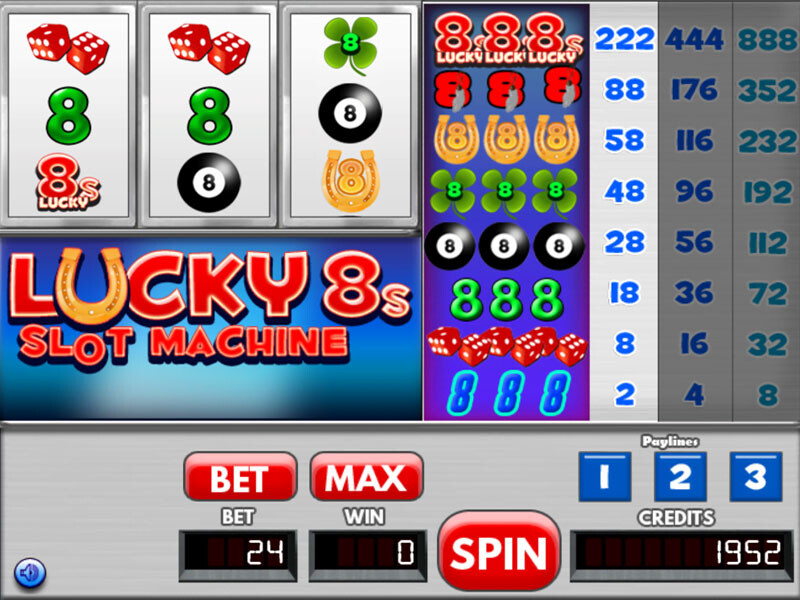 Lucky 8 Line Spielautomat kostenlos online spielen