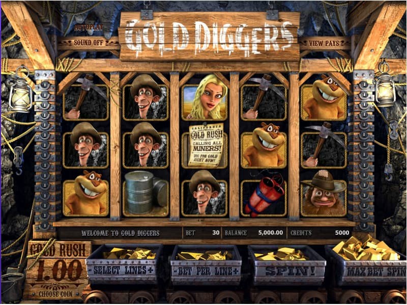 Gold Diggers kostenlos online spielen